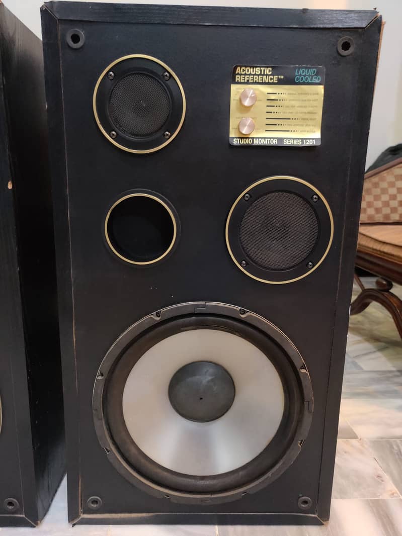 Acoustic Reference 12 inch Monitor Speakers Made in USA. 2