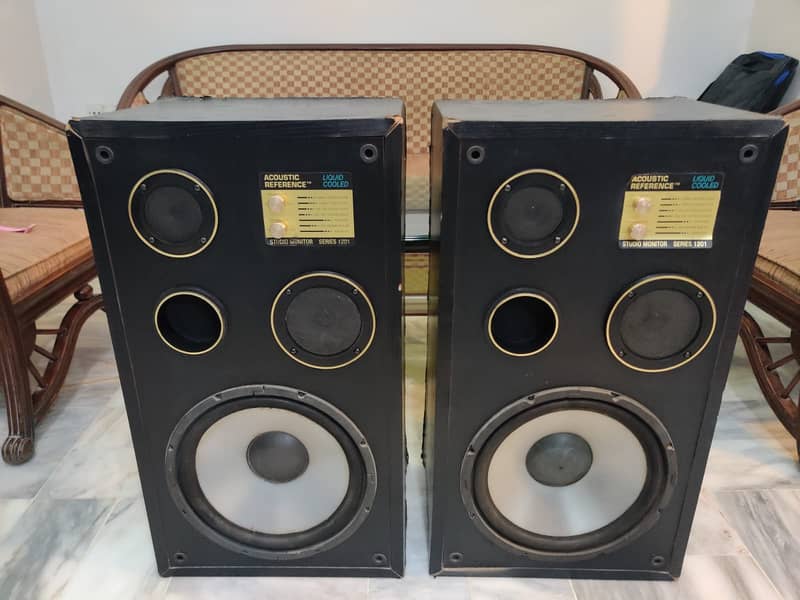 Acoustic Reference 12 inch Monitor Speakers Made in USA. 3