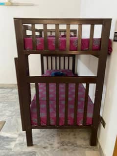 Bunk bed for sale with mattress