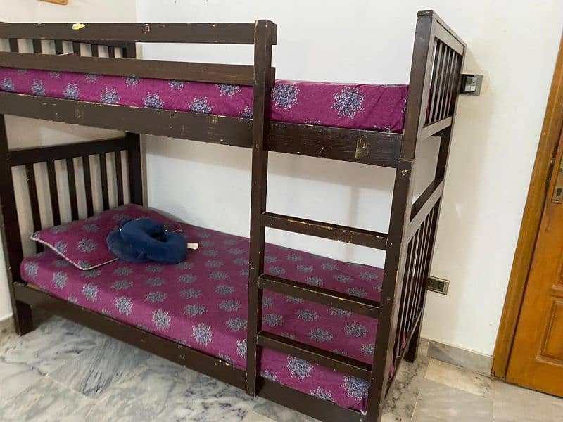 Bunk bed for sale with mattress 1