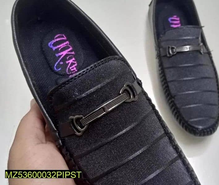 Men's Formal  lofar black Shoes 1