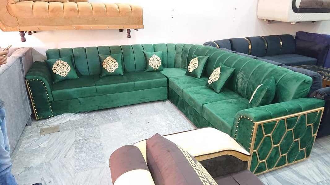 L-shaped sofa/corner sofa sale/sofa set/6 seater sofa/elegant sofa set 15
