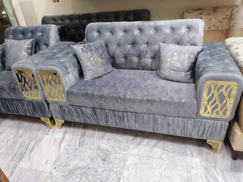 sofa set/6 seater sofa/elegant sofa set/L-shaped sofa/corner sofa sale 2
