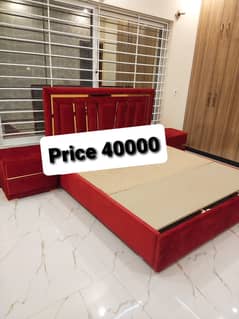 Bed, Side table, King size bed, double bed, sheesham wooden bed