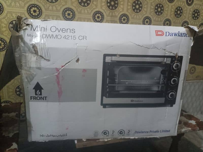 Dawlance baking oven brand new  DWMO 4215 CR large size 26literq 6