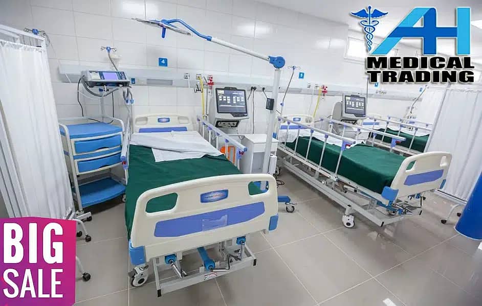 ICU beds/Manual medical bed/Surgical bed /Hospital bed/Patient bed 3