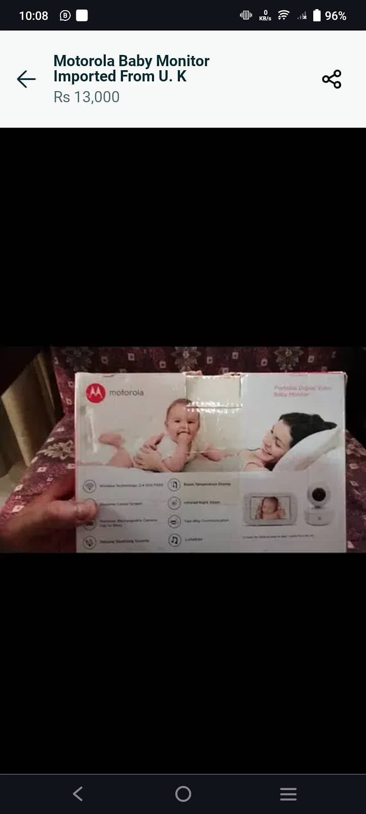 Baby monitor camera made in u. k for sale 4