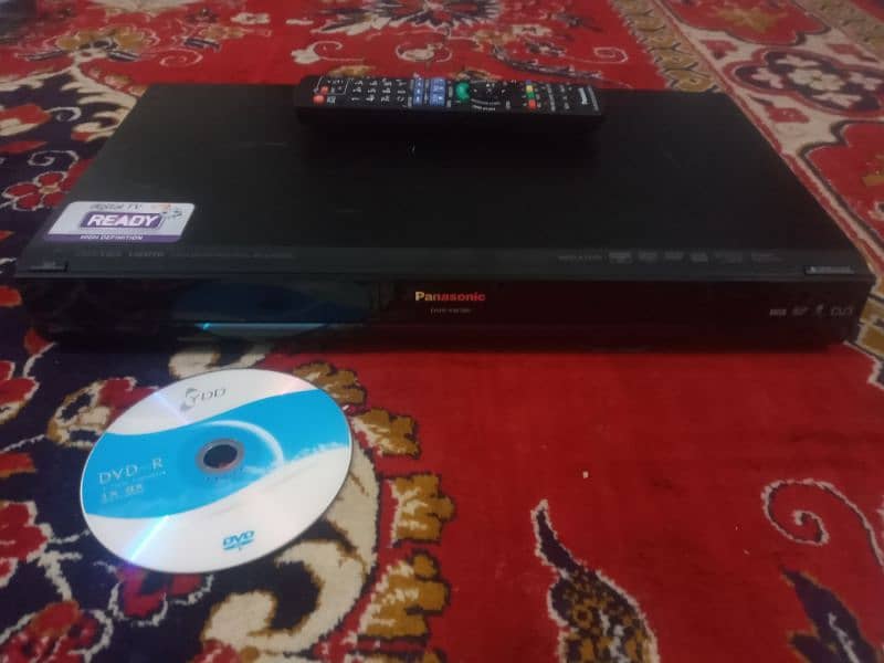 panasonic dvd recorder 250gb hard drive original remote usb hdmi sd ca 1