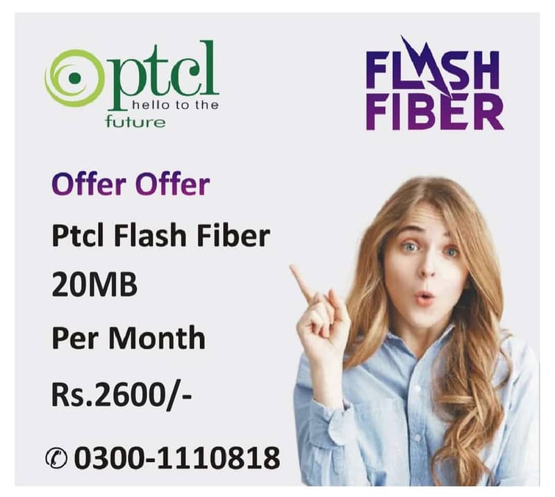Ptcl Flash Fiber - Flash Fiber - Internet - Net Device - 5G Net 0