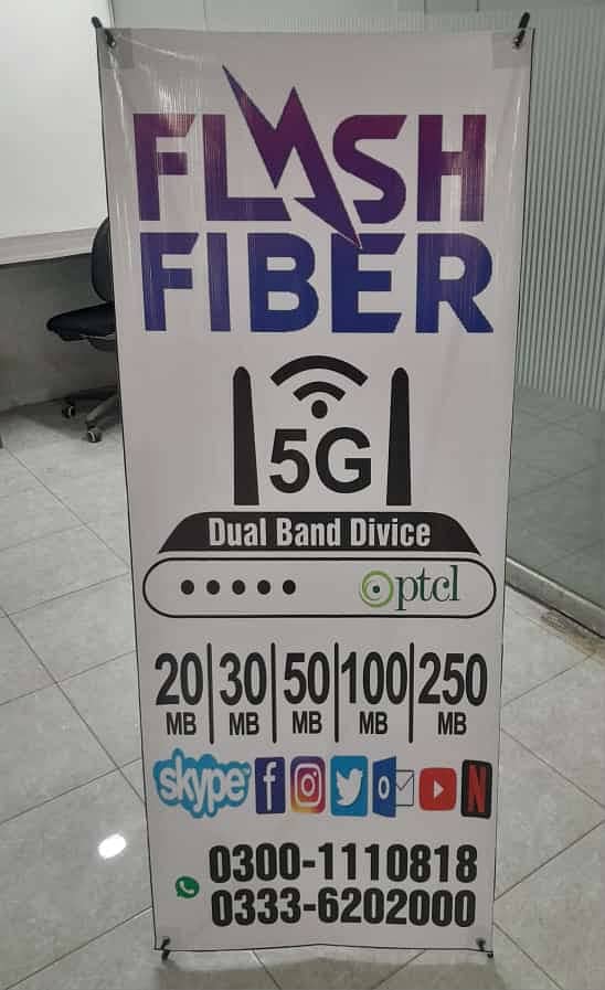 Ptcl Flash Fiber - Flash Fiber - Internet - Net Device - 5G Net 3