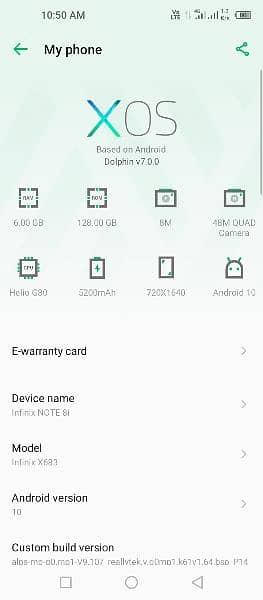 Infinix note 8i 6 128 orngnl condition finger not working 2