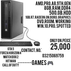 Gaming & office working pc