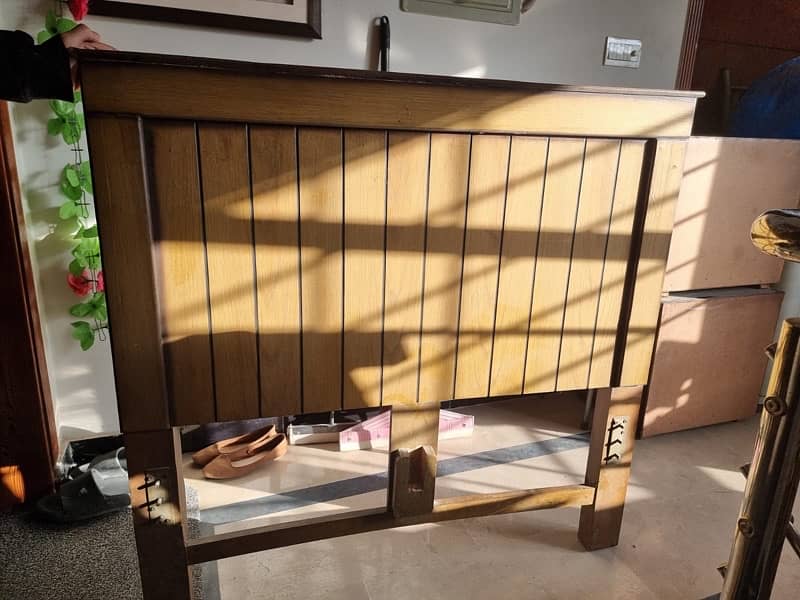 Single Bed Wooden for sale 2