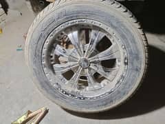 alloy rims with tyres