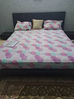 Imported Ashwood King Size Bed for Sale 0