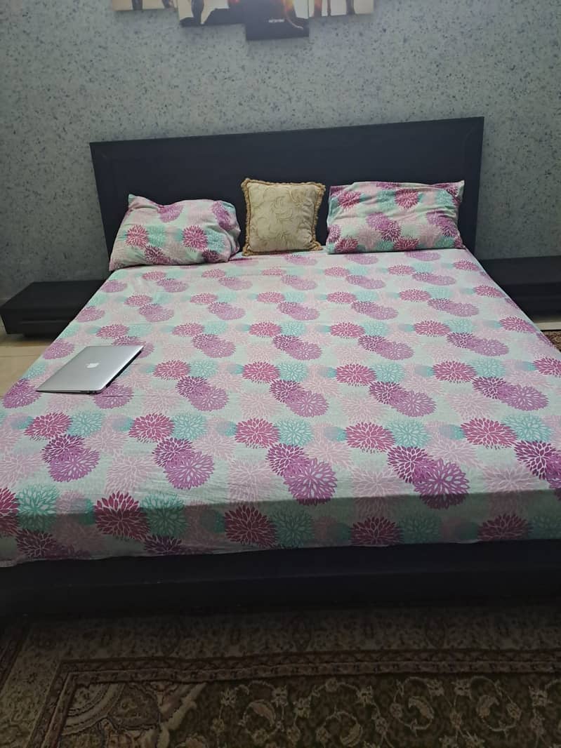 Imported Ashwood King Size Bed for Sale 1