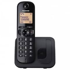 Panasonic Single Cordless Telephone, Black and Grey, 0