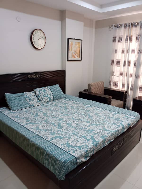 Available 2 bedroom furnished apartment for rent in Bahria town Civic center 0