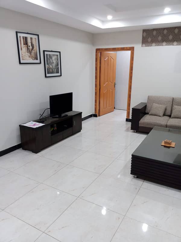 Available 2 bedroom furnished apartment for rent in Bahria town Civic center 9