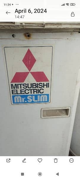 Mitsubishi . Mr. Slim 2 tons split AC 1