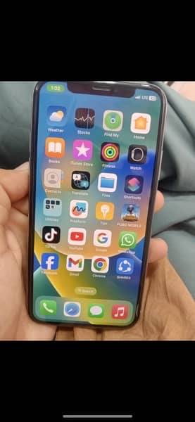 iphone X 64 gb pta approved . contact nbr 03354215710 2