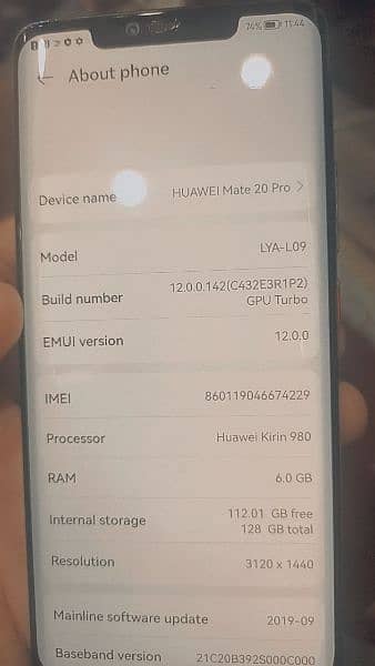 Huawei mate 20 pro all ok 6