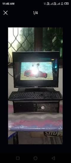Dell computer with LCD all setup