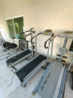 Manual treadmill running machine exercise machine