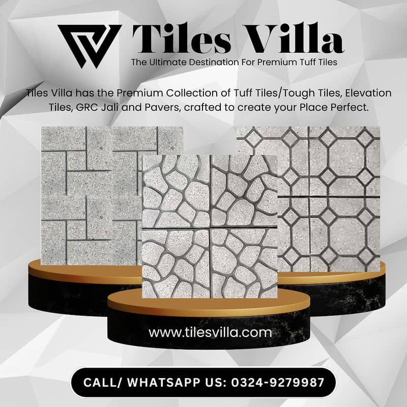 Tuff Tiles / Car Porch And Ramp Tiles / Garden Tiles 11