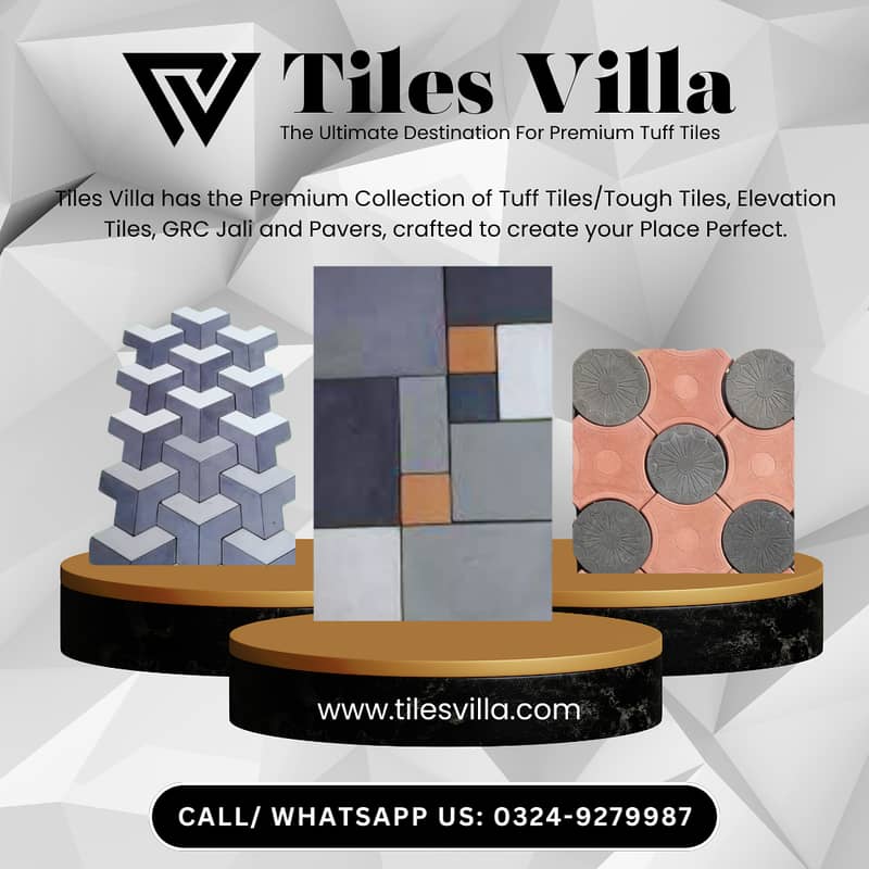 Tuff Tiles / Car Porch And Ramp Tiles / Garden Tiles 16