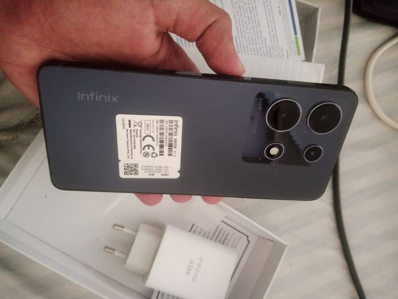 Infinix Note 30 Black under warranty PTA approved 0