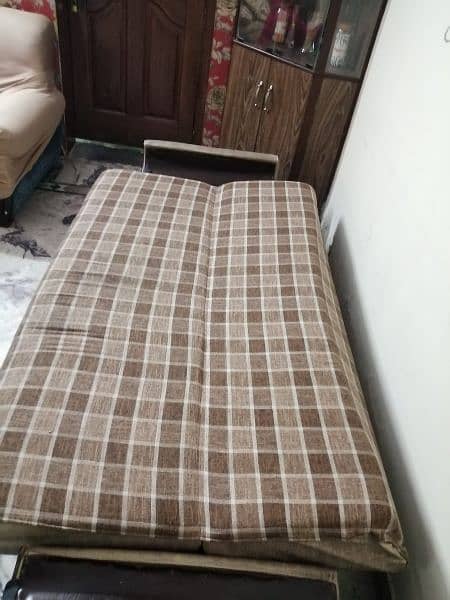 sofa cum bed set and table 1