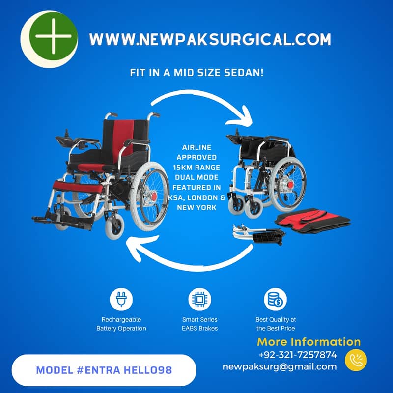 wheel chair automatic/ electric wheel chair /electric chair in karachi 9