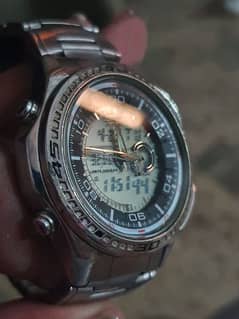 EFA 121d casio Edifice analogue digital watch. 0