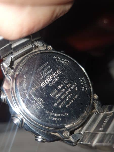EFA 121d casio Edifice analogue digital watch. 7