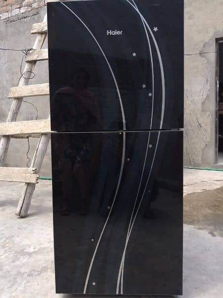 Haier Fridge Glass Door almost in new condition-03355603412 0
