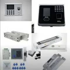 fingerprint electric magnetic door lock access control system