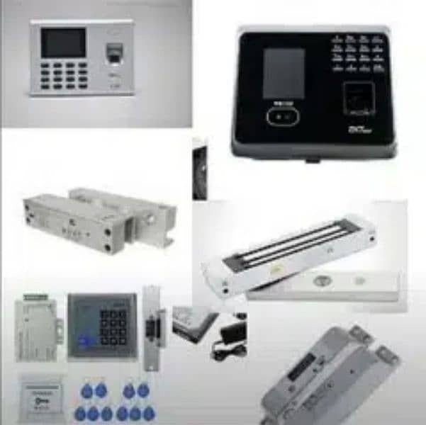 fingerprint electric magnetic door lock access control system 0