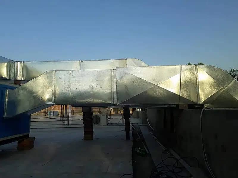 Ductline,Insolation,Clading,Wooden Chimney,Duct Work Fabrication,Hood 16