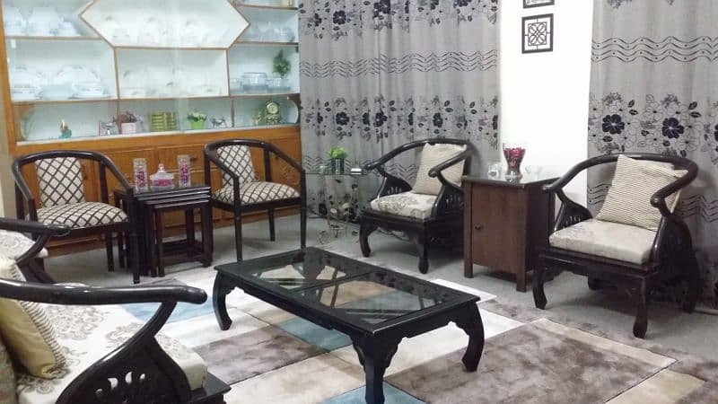 Chinese Sofa 5 Seaters with Center table 0