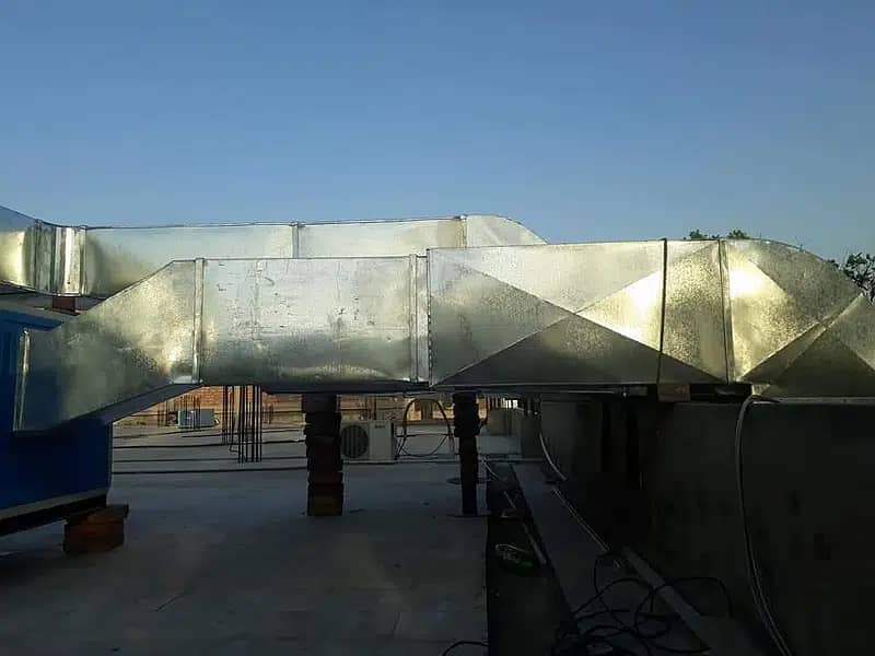 Ducting and Fabrication work / GLASS WOOL INSULATION: 16