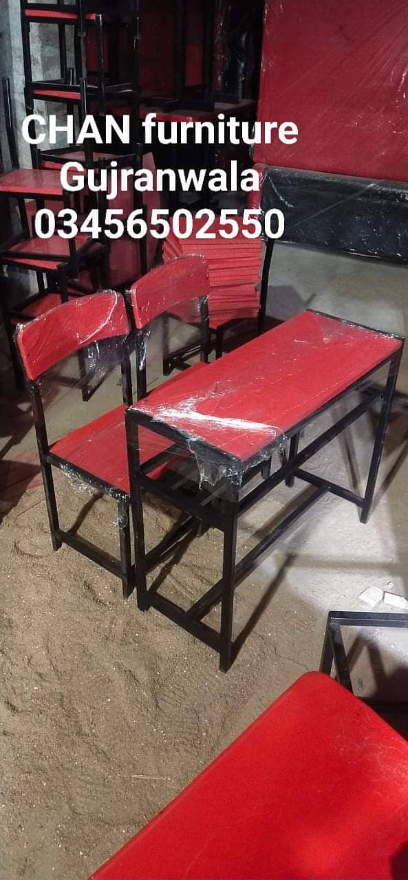 College chair & table/School furniture/desk/table/bench 18