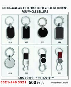 KEYCHAIN IMPORTED METAL ACRYLIC WOODEN LASER PRINT KEY CHAIN LAHORE