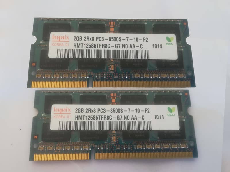 2gb ram ddr3 for laptop 2 piece 2+2=4gb only in 999 0
