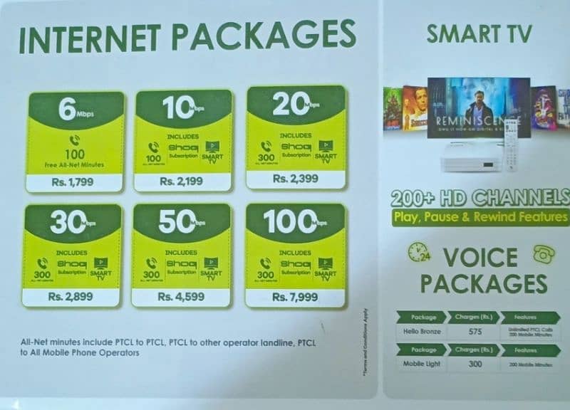 PTCL new connection available 24 hrs over all Pakistan 3