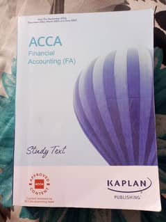 Acca financial accounting book (used)