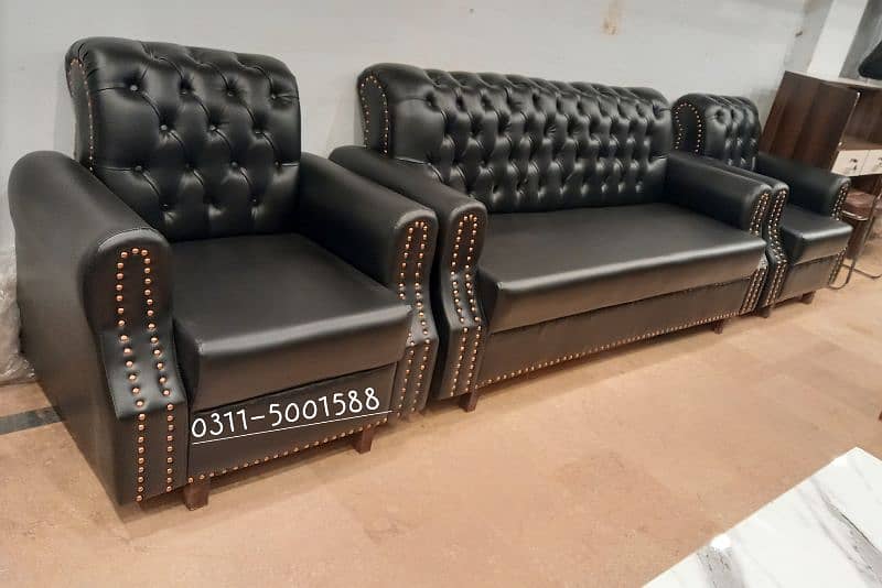 Five Seater Sofa set | Leather Sofa | Home Office Sofa | 0