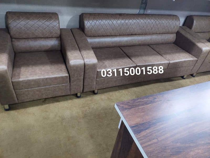 Five Seater Sofa set | Leather Sofa | Home Office Sofa | 5