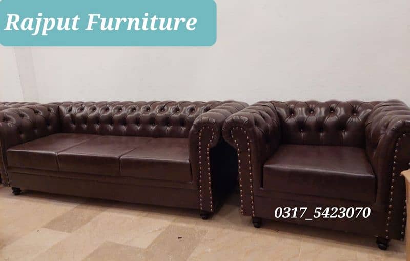 Five Seater Sofa set | Leather Sofa | Home Office Sofa | 8