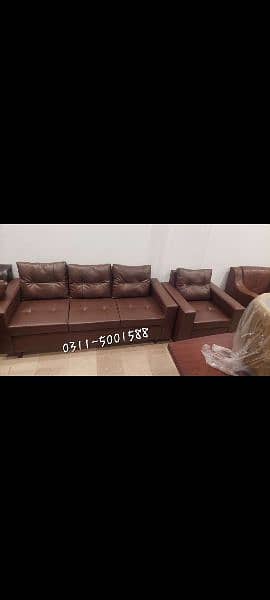 Five Seater Sofa set | Leather Sofa | Home Office Sofa | 10